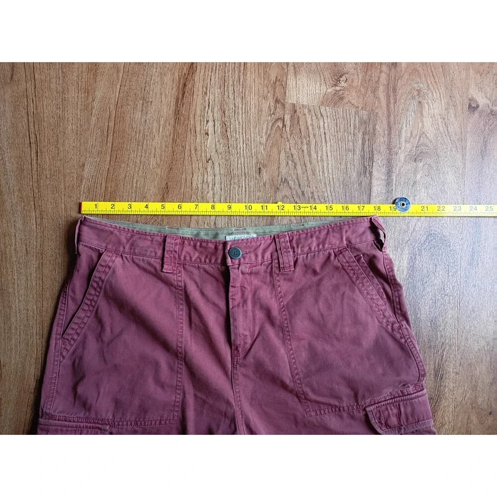 Carbon2Cobalt Cargo Shorts Men's 36 Faded Red
